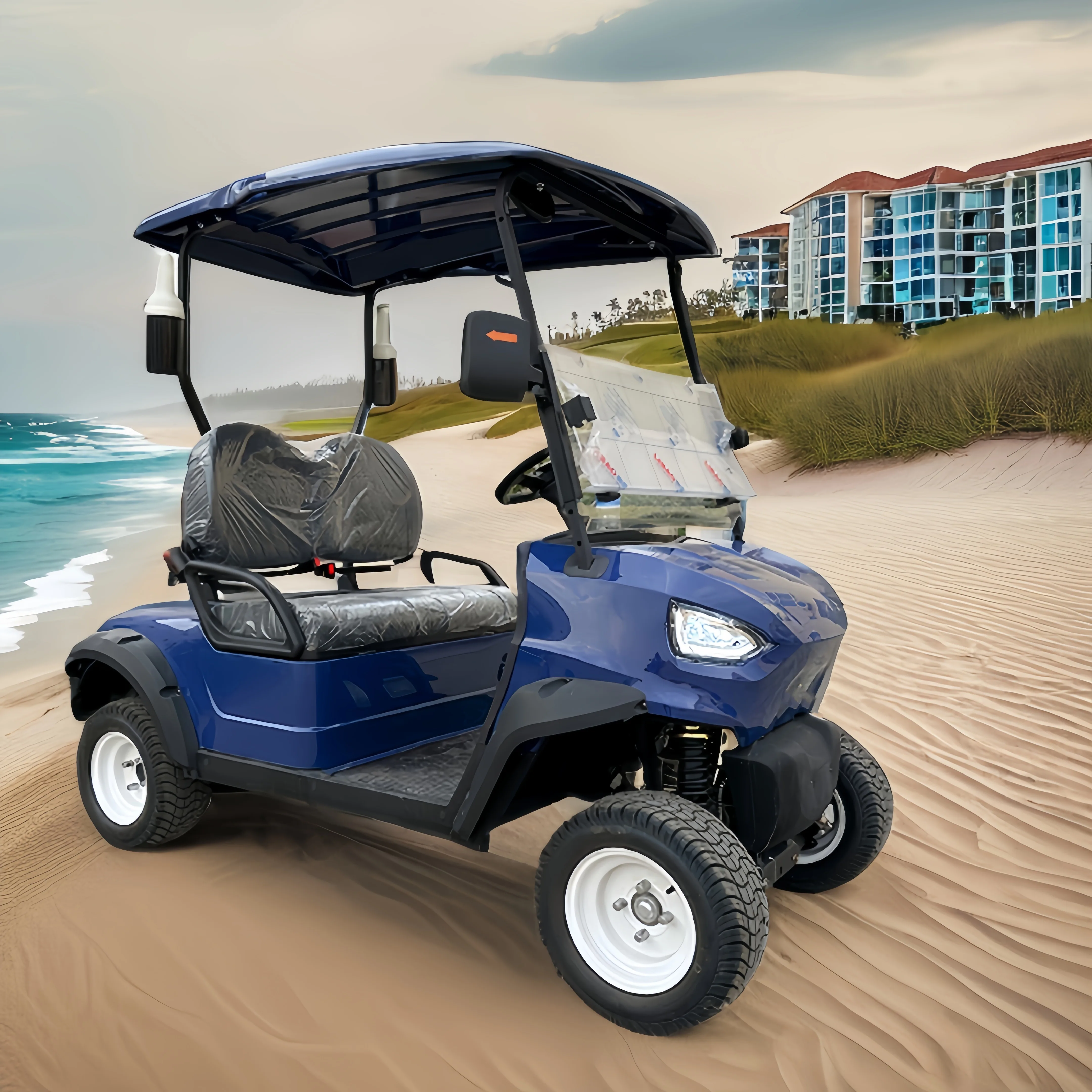 72 48 volt lithium golf cart 2025 cargo adult 2 seat golf cart with four wheel golf cart