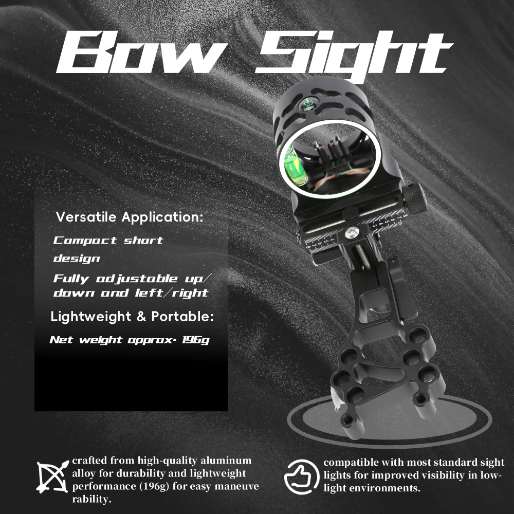 Mirino per Arco Compound a 5 P - Compound Bow Sight 5 Pin Fiber Optic recensione e prezzo