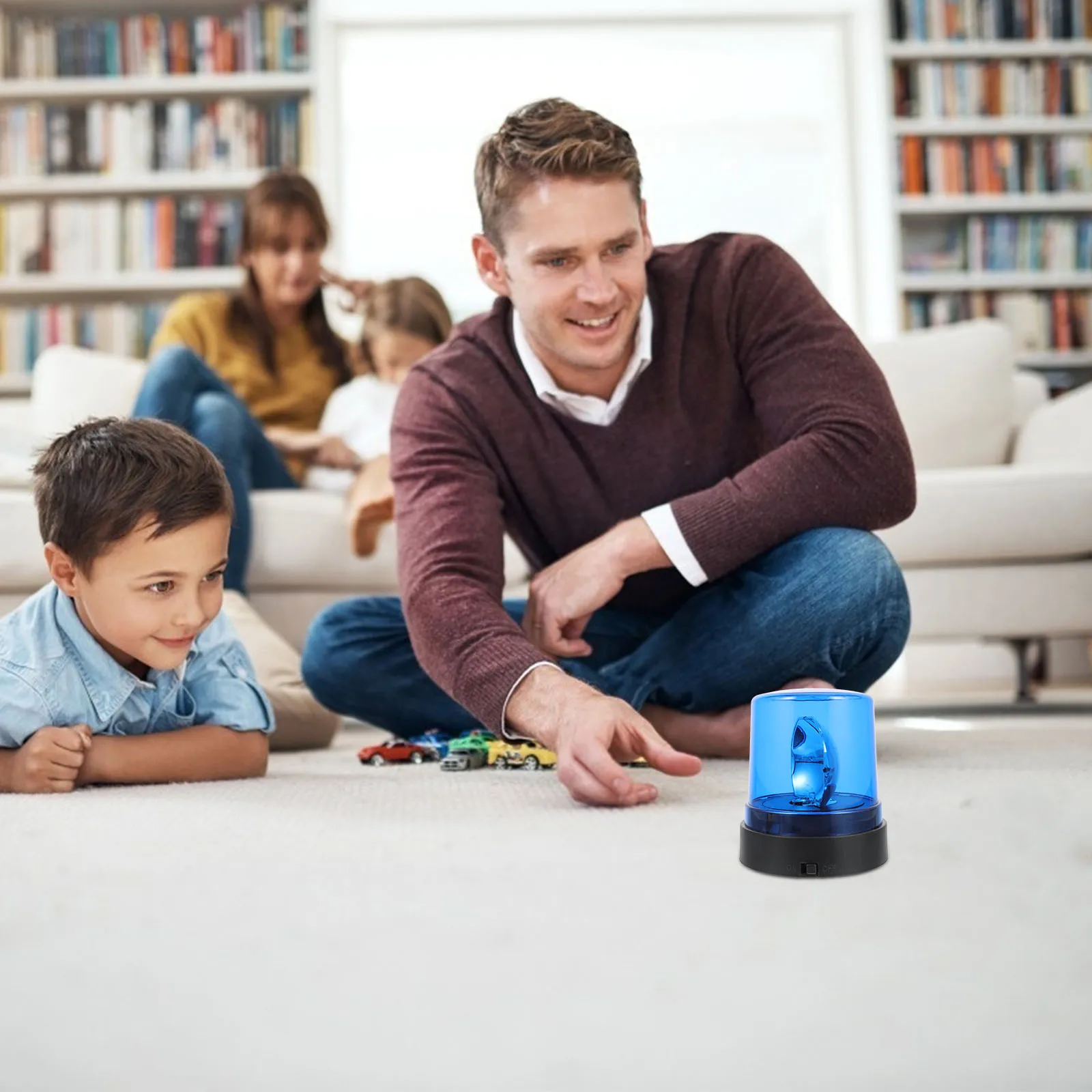 

Simulated Police Lights Toys Rotating Warning Siren Flash Signal Alarm Plastic Child Strobe Kids LED Alert Lamp Toy Polices