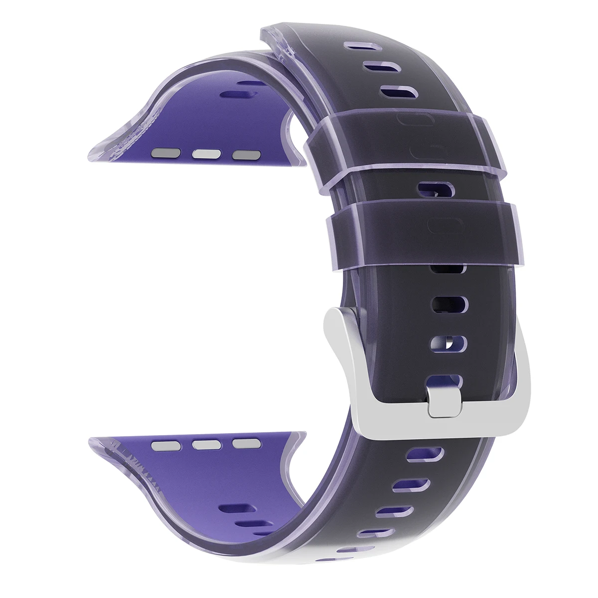 Durchscheinendes Silikonarmband für Apple Watch Ultra 3/2 49mm 46 45 44 42mm Sportarmband für iWatch S11 10 9 8 7 SE3 Ersatzarmband – Detail 17