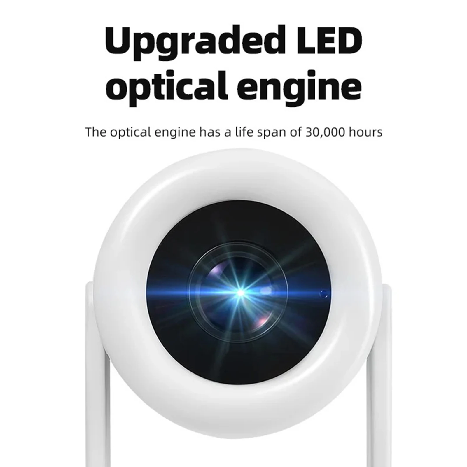 Universal Projector 4K HD Portable Projector Autofocus 360 Degree Adjustment Home Theater Projector Support WIFI BT for Android