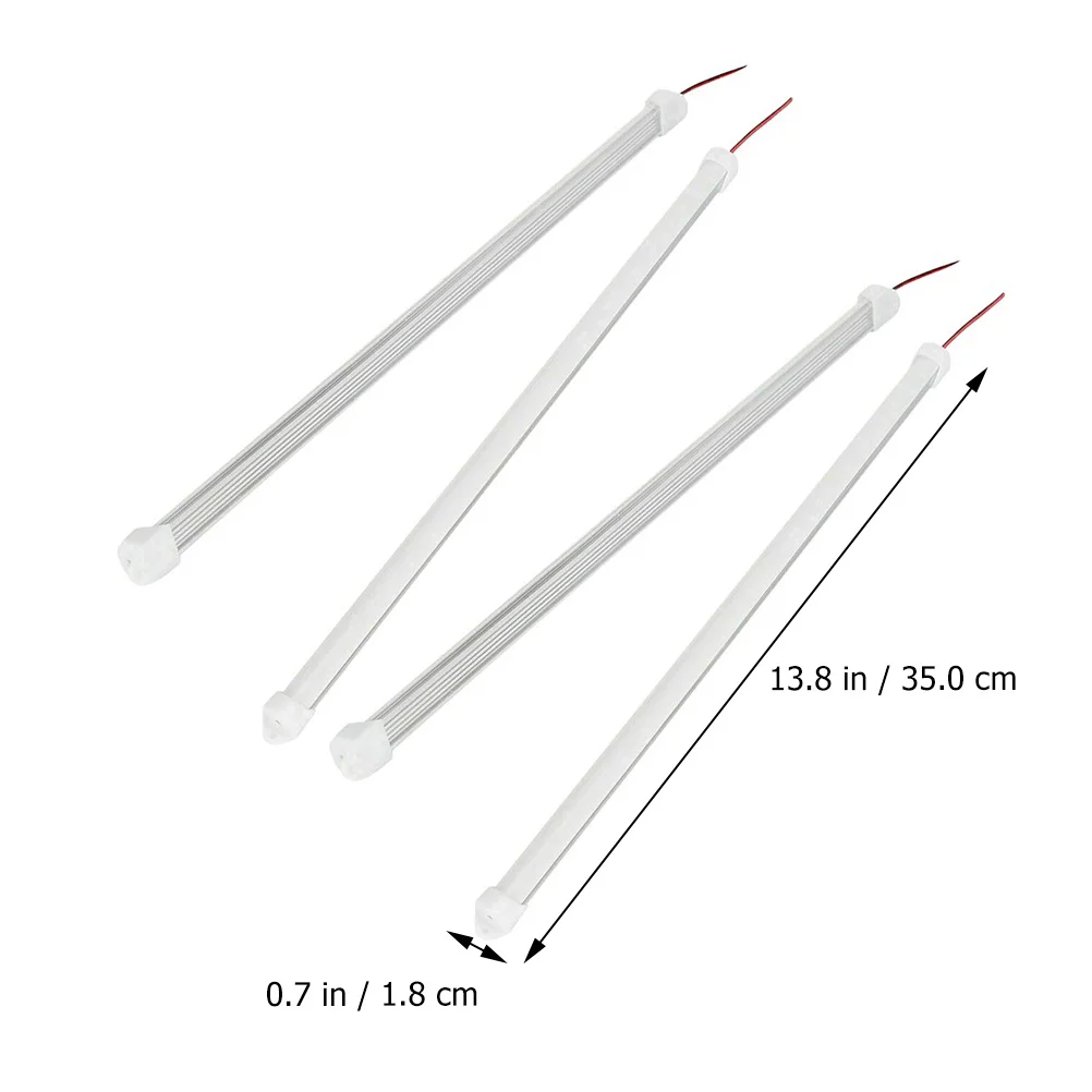 

4Pcs LED Lamp Strip Camping Light Bars Sturdy Aluminum Alloy Bright Outdoor Boat Fishing LED Lights Energy Saving Light Bars
