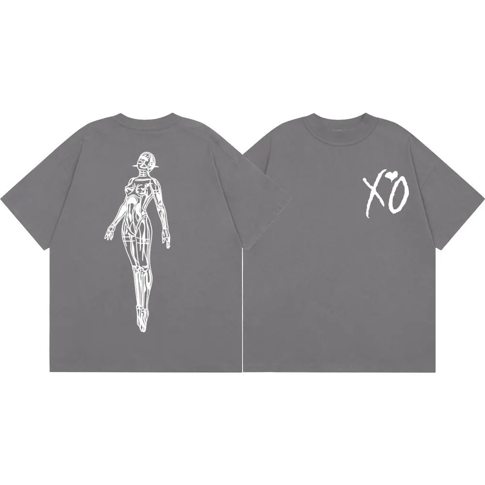 Rapper The Weeknd Merch T-Shirt für Männer und Frauen, Kleidung, Mode, Hip-Hop, kurzärmelig, Sommer, lässig, locker, T-Shirts aus 100 % Baumwolle – Detail 4