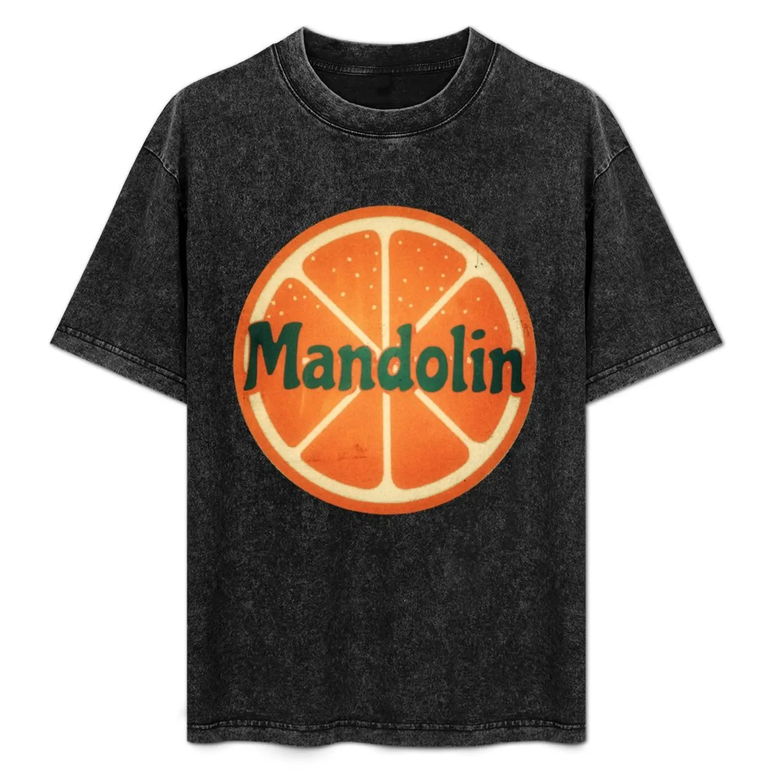 Mandolin Orange Retro T-Shirt Athletic Fit Sports Short Sleeve Top
