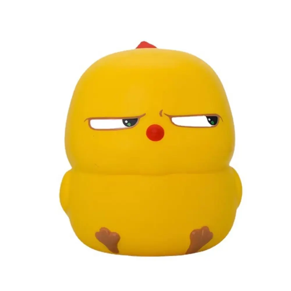 Mignon petit poulet jaune poulet presser jouet rebond lent Fidget dessin animé Fidget jouet sensoriel 3D pincement Compression jouet enfants