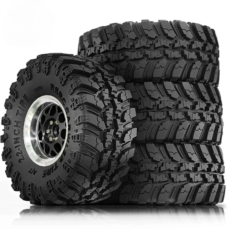 RC Crawler 2.2in Metal Wheel Hub & Tire Assembly 136*58mm 15mm 17mm Combiner Modified Accessories for Crossrc Big Lion MJX H8H+
