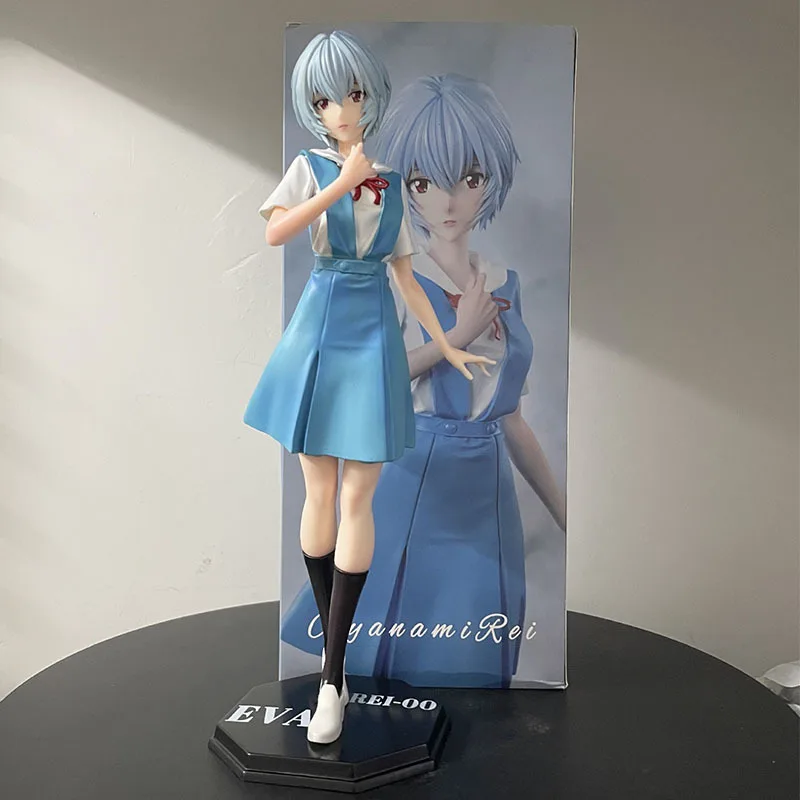 27cm Ayanami Rei Model Anime Action Figure Manga Figurine Doll Ornament Ayanami Rei Figuras GK Statue Toys Gift for Children