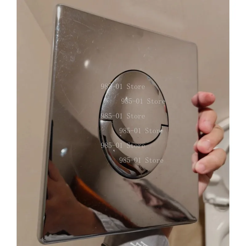 

Pneumatic Dual Push Flush Panel Black Button For Concealed Water Tank Wall Hung Toilet Accessories 38505KF0