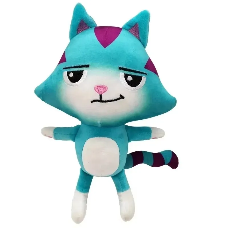新しい 8 種類のギャビー・ドールハウスぬいぐるみ、メルカット漫画のぬいぐるみ、人魚猫のぬいぐるみ、子供の誕生日クリスマスプレゼント