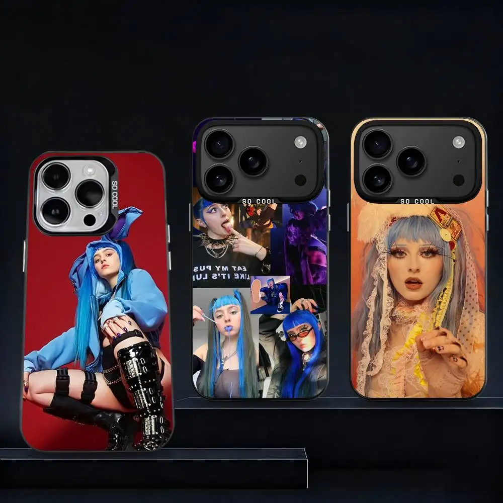 

A-Ashnikko Singer Phone Case For iPhone 17,16,15,14,13,12,11,Pro,XS,Max,Plus,Mini,SE4,E Black Matte Shockproof Cover