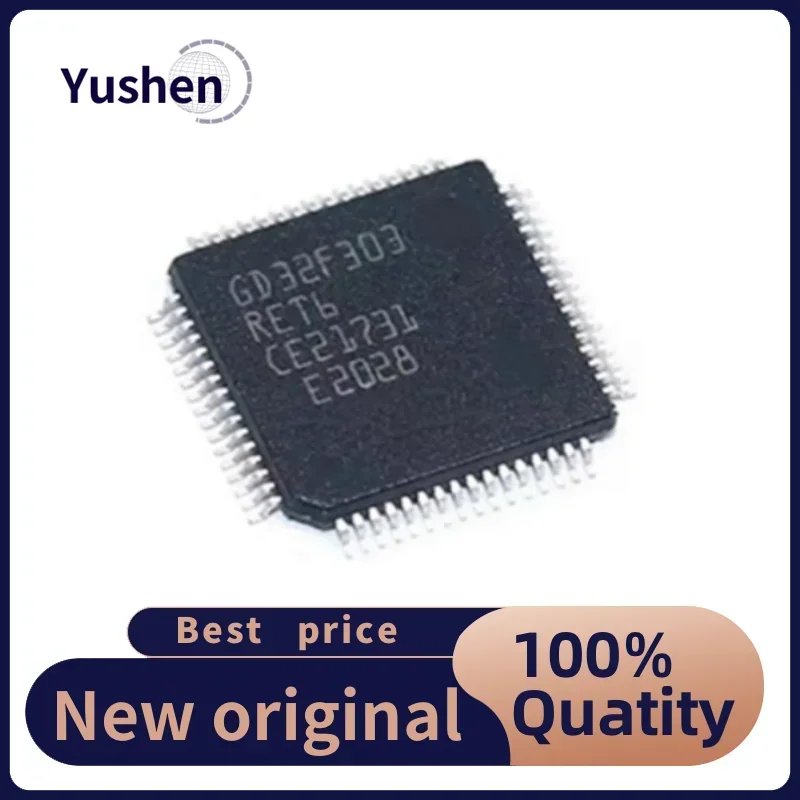 GD32F303RET6 LQFP64 Encapsulated MCU Microcontroller IC Chip Brand New and Original Integrated Circuit