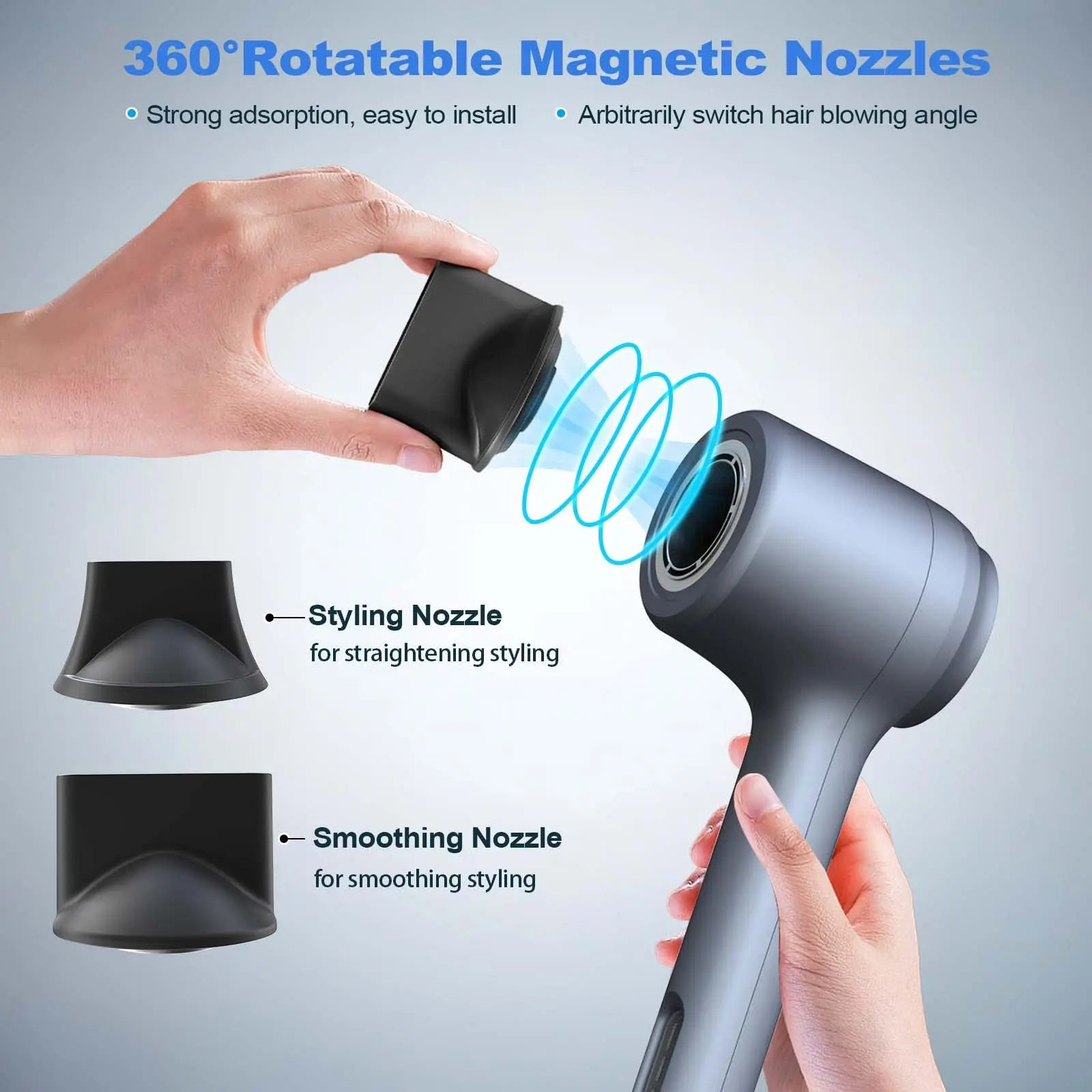 Super Hair Dryer 220V/110V Leafless Hairdryer Personal Hair Care Styling Negative Ion Tool Constant Anion Electric Hair Dryers