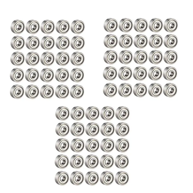 

LLCS-75 шт. шарикоподшипников 608 ZZ, миниатюрные шарикоподшипники 608ZZ с двойным металлическим экраном для скейтбордов (8 мм x 22 мм x 7 мм)