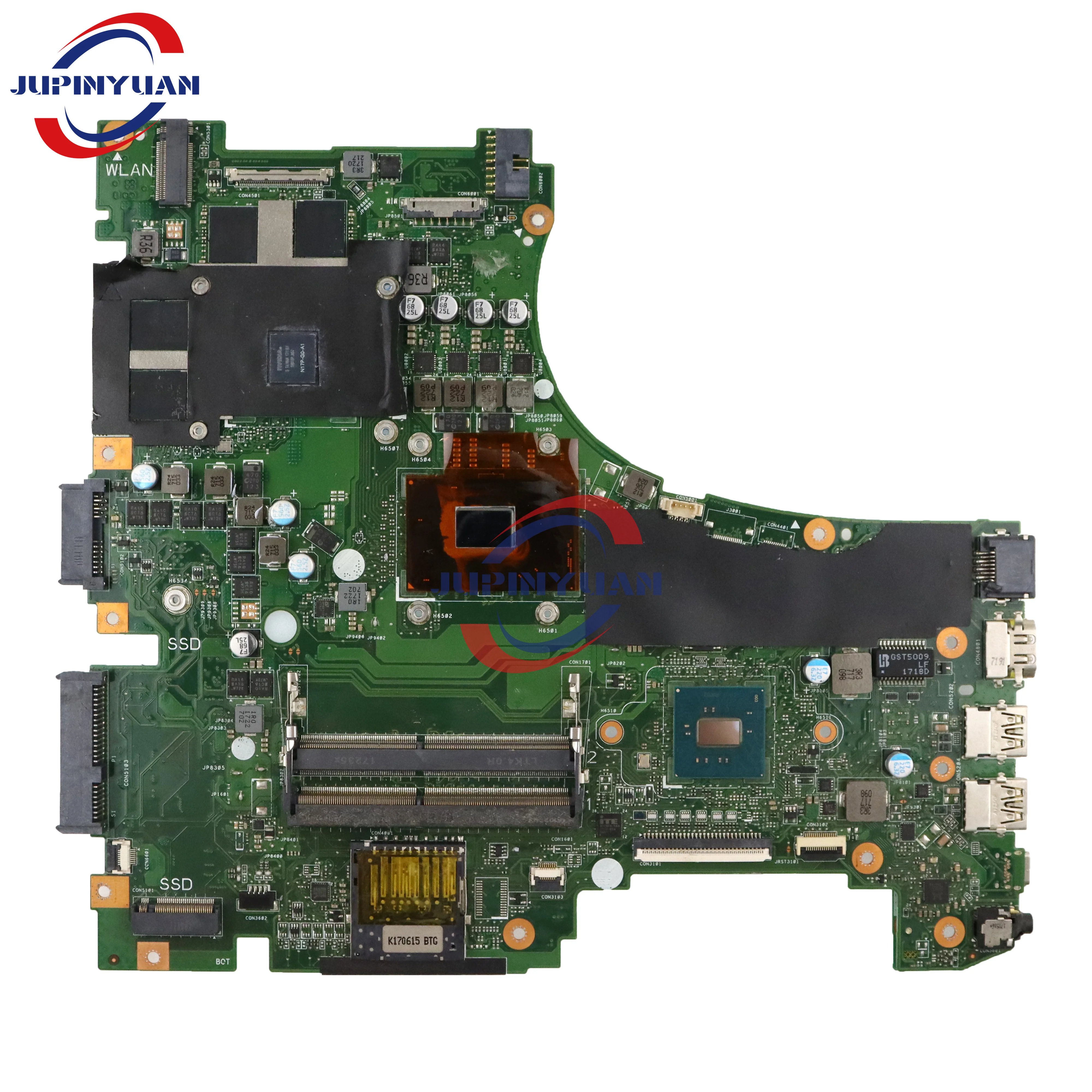 GL553VD Laptop Motherboard For ASUS GL553V Mainboard ZX53V GL553VE GL553VE FZ53V FX553V ZX553V GTX1050 2GB Mainboard 100% Work