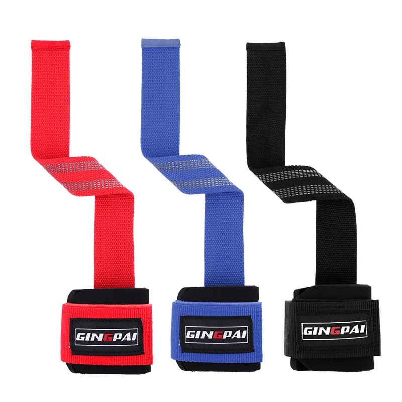 Weightlifting Wrist Straps Strength Training Adjustable Non-slip Gym Fitness Lifting Strap Wrist Support Sports Grip Band