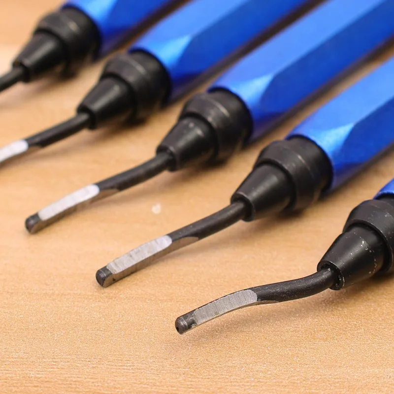 5/1Pcs Deburring Tool with Steel Blades Deburring Remover Cutting Tools for Metal Copper Plastic PVC Pipes 3D Printed Edges