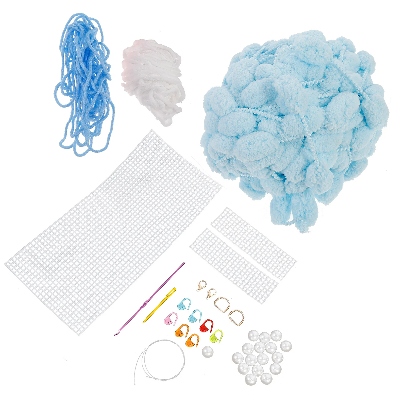 1 مجموعة DIY حقيبة صنع المواد براعة رائعة دائم جميل المنسوجة يدويا المواد هدية مثالية الإناث أحبها