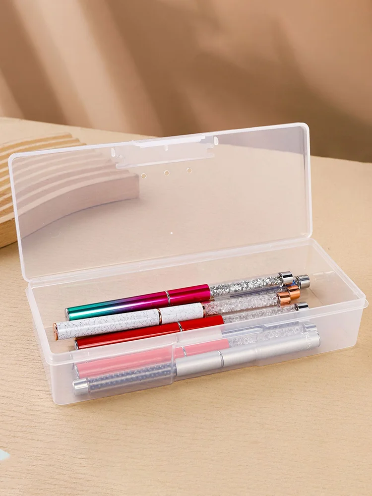 صندوق أدوات الأظافر، شريط رمل الأظافر، صندوق تخزين، فرشاة مكياج، عبوة قلم، صندوق مجوهرات، صندوق مثقاب، صندوق أدوات مكياج. - 6