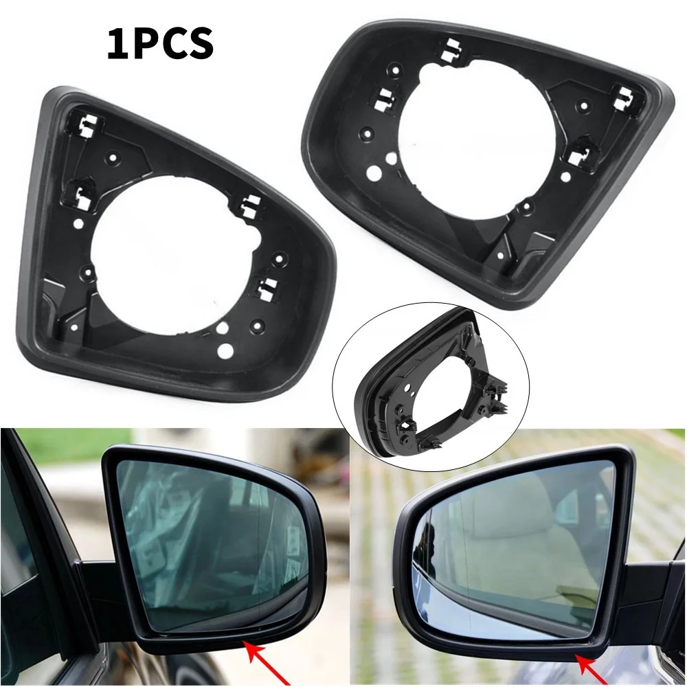 1x Left Right Side Wing Mirror Glass Surround Frame Housing Trim For BMW X5 X6 E70 E71 E72 2007-2014