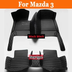 For Mazda 3 2019 2018 2017 2016 2015 2014 Axela Car Floor Mats Carpets Covers Auto Waterproof Foot Pads Interior Accessories