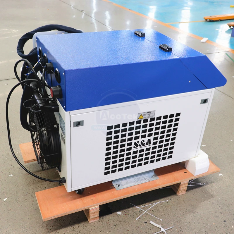 2024 Mini Fiber Laser Rust Removal Machine 2000w Lazer Cleaning Machine Business Machinery for Car chassis metal sheet clean