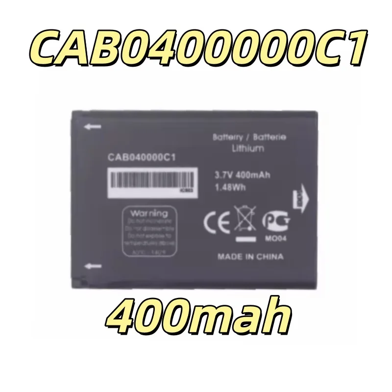 Replacement battery CAB0400000C1 400mah suitable for CAB22B0000C1 CAB2170002C1 OT708 mobile phone high quality durability
