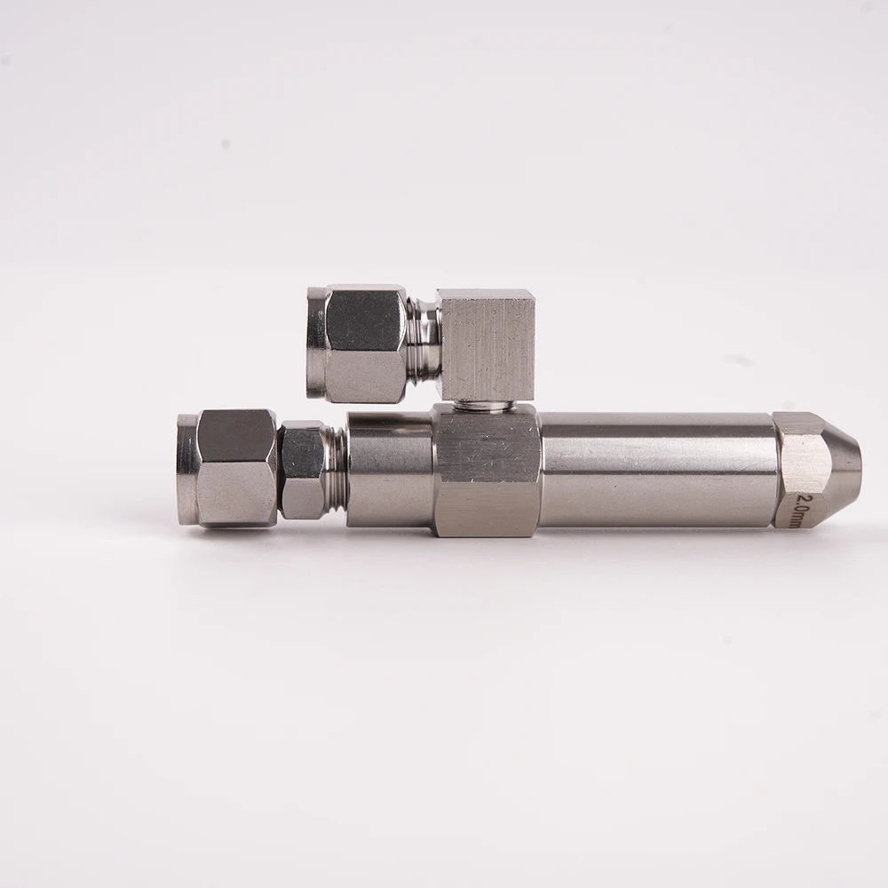 Low Pressure Oil Misting Air Atomizing Nozzle Industrial  Siphon Cone Injection Waste Oil Burner Nozzle for Fuel Combustion