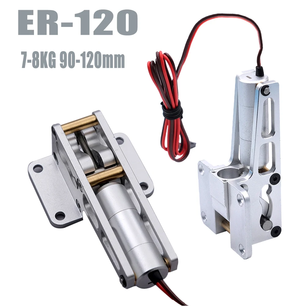 JP 7-8KG Hobby ER-120 Retract podwozie 90-120mm stop CNC elektryczny w całości z metalu do dysz RC model samolotu