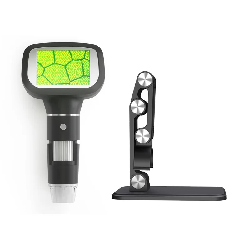 Microscope 2 Million with 2.4-Inch Screen and 1600X Magnification for Mobile Phone Maintenance Electron Microscope