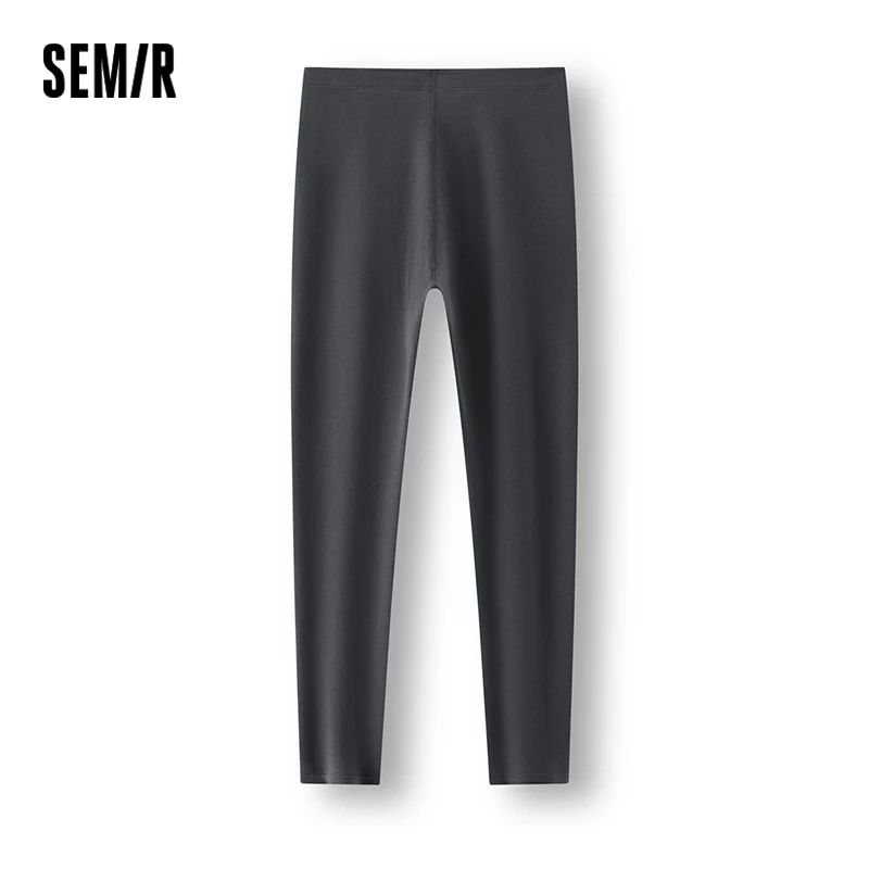 Semir Men Thermal Pants Solid Color Minimal Design Soft Touch Stretch Versatile 2026 New Winter Daily Wear Urban Casual Style