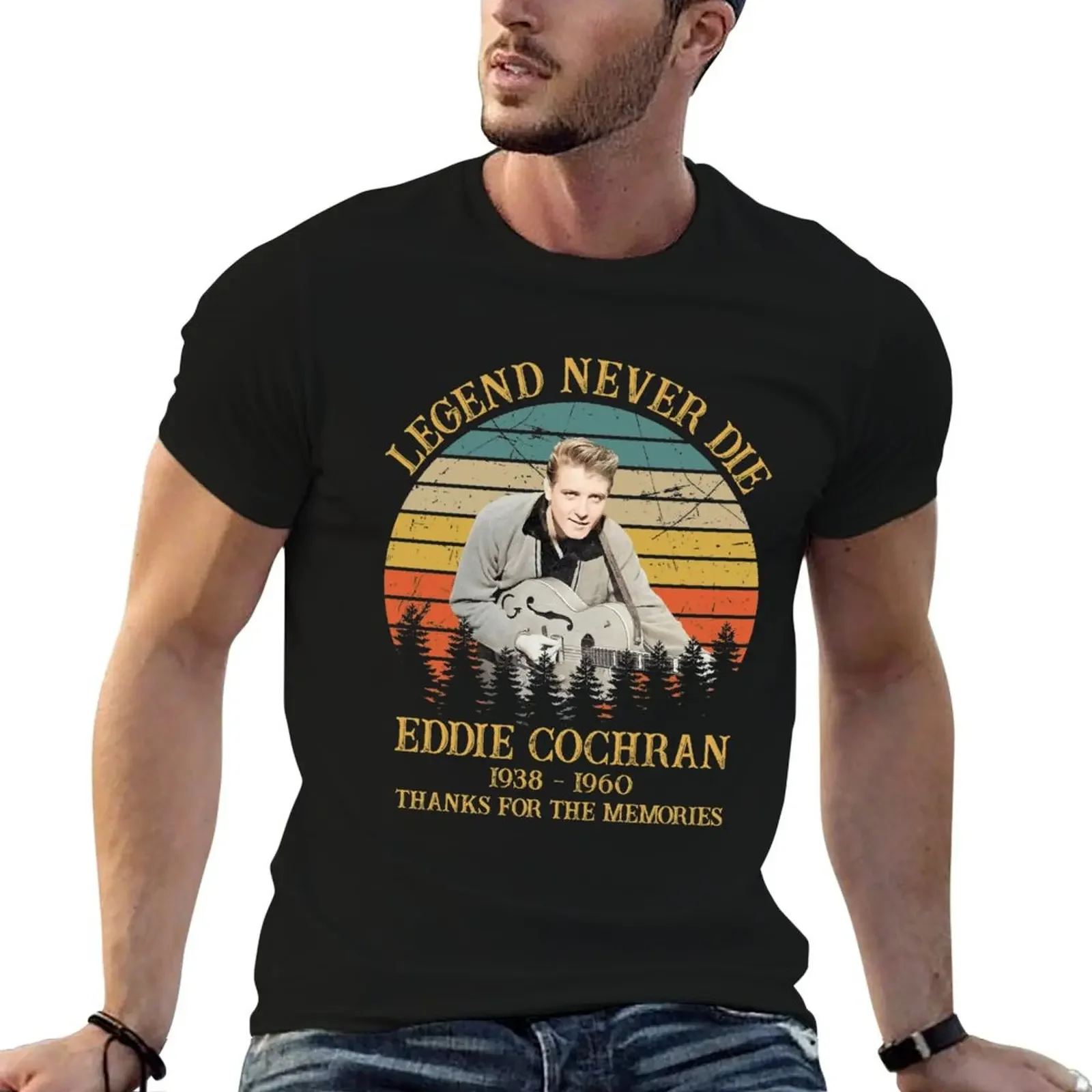 Legend Never Die Eddies Retro Thanks For The Memories T-Shirt custom shirt graphics heavy weight t shirts for men