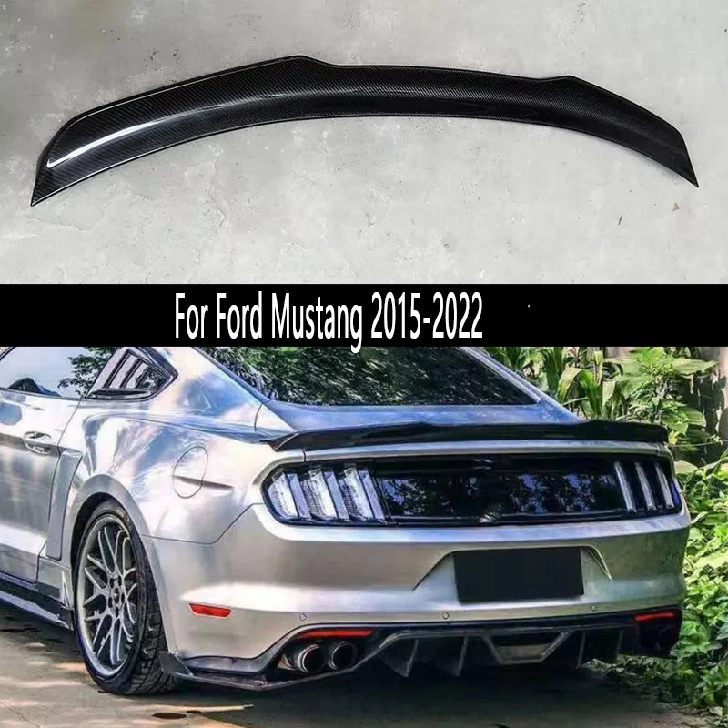 

Спойлер-накладка на крышку багажника из карбона для Ford Mustang 2015-2022, обвес, улучшенный дизайн
