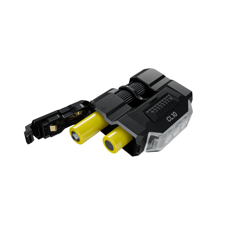 Original NITECORE CL10 luz multiusos ultraligera con Clip 45 lúmenes lámpara roja azul antorcha ajustable con 2 pilas AAA