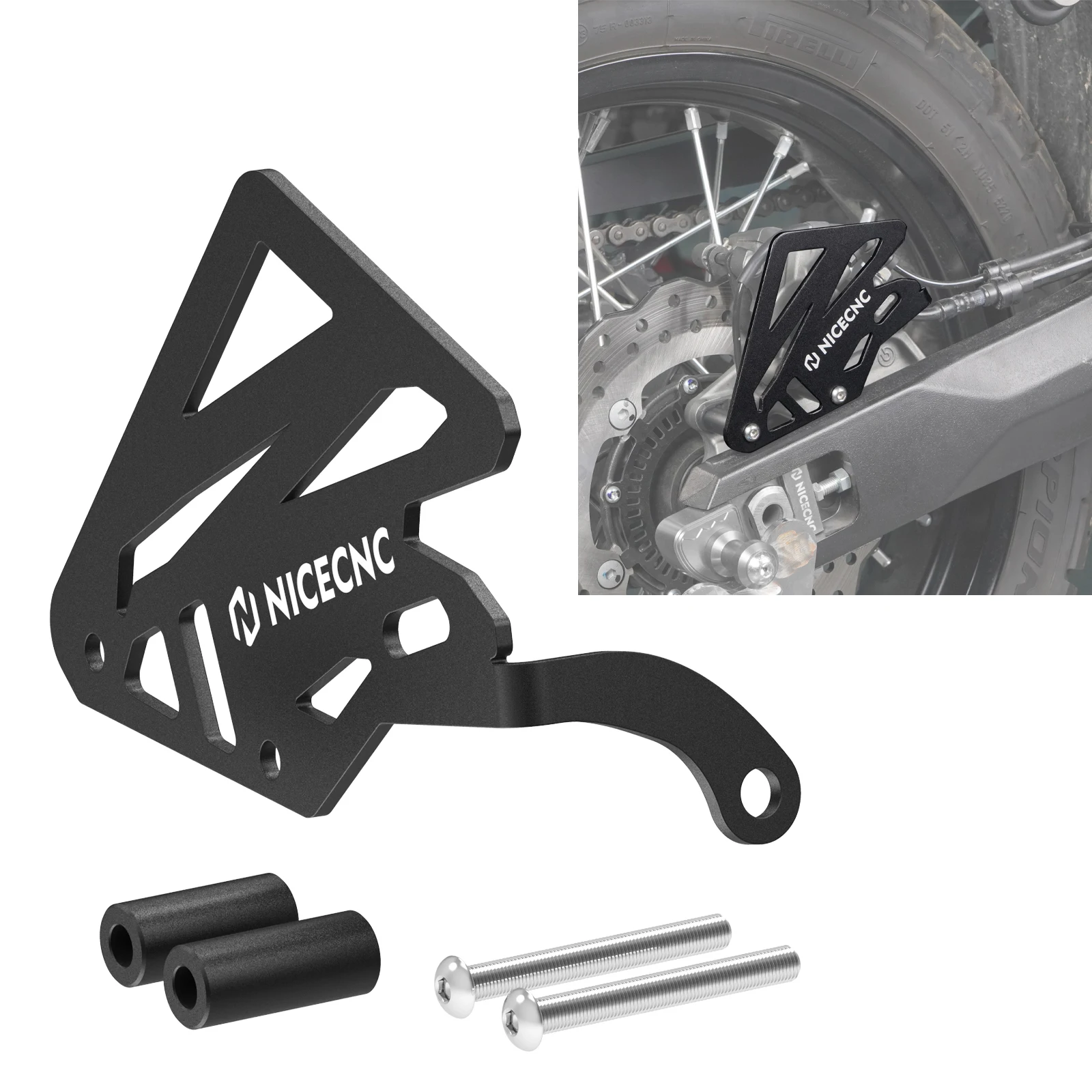 

Motorcycle Rear Brake Caliper Guard Cover for Yamaha Tenere 700 XTZ700 Tenere700 Rally Edition 2019 2020 2021 2022 2023 2024