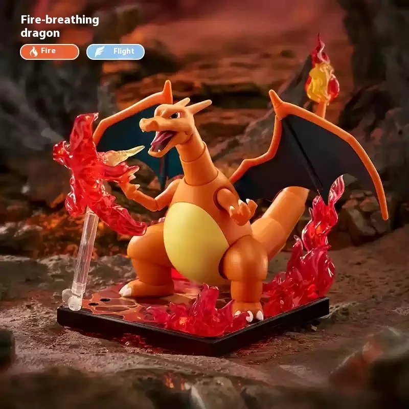 

Anime Pokemon Blokees Blockman Genuine Toys Charizard Ceruledge Classical Assemble Figure Model Greninja Collection Kid Toy Gift