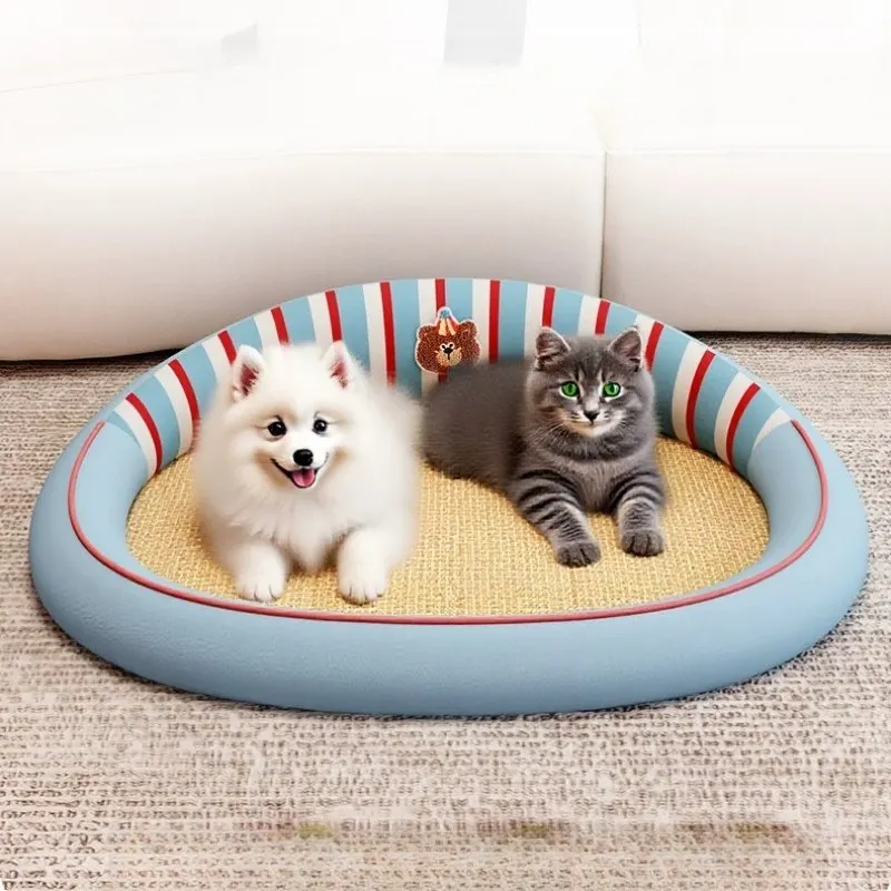 Cute Quality Durable Large Dog Bed Queen Size Modern Mattress Dog Supplies Luxury Designer Cama Para Pet Cachorro Pet Supplies