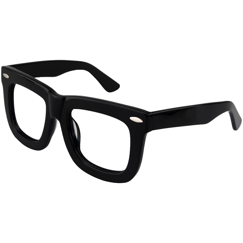 Cubojue Thick Black myopia Glasses Male Women Fashion Eyeglasses Frame Men Vintage Steampunk Spectacles for Prescription