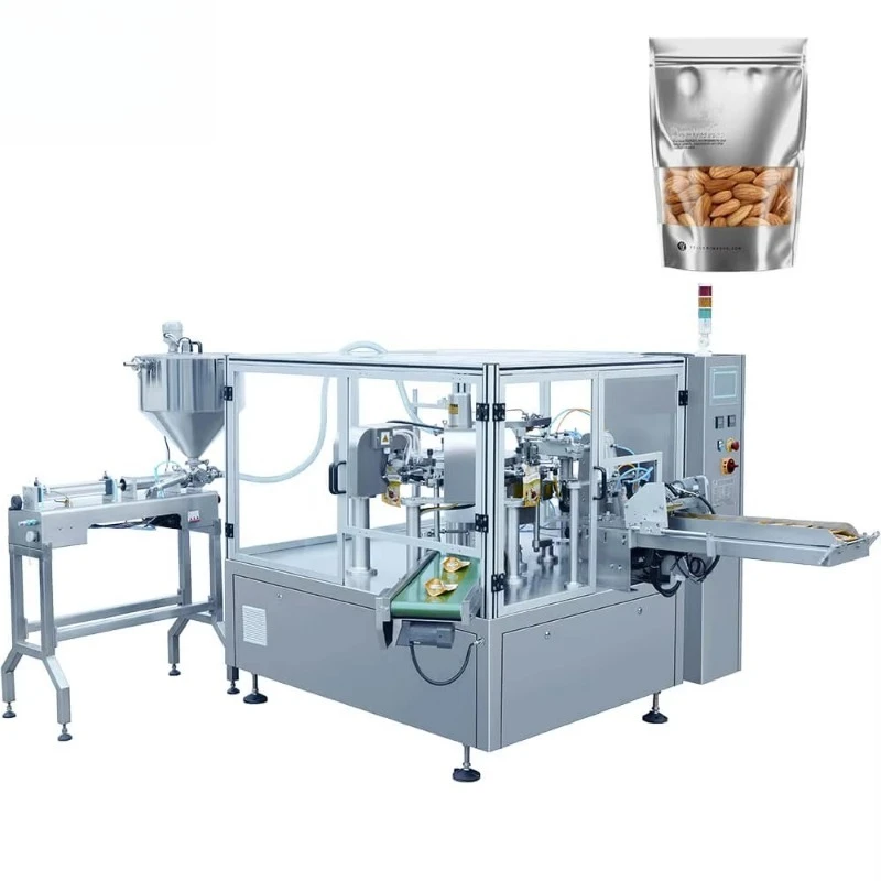 Hot Sale Customized Automatic Rotary Doypack Filling Machine Pre-made Pouch Vegetable Seed Granule Liquid Packing