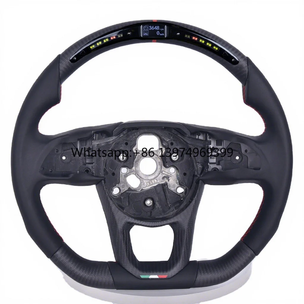 LED Carbon Fiber Steering Wheels for Lamborghini Urus Huracan Aventador Lp610 Lp580 Lp700 Lp720 Lp750