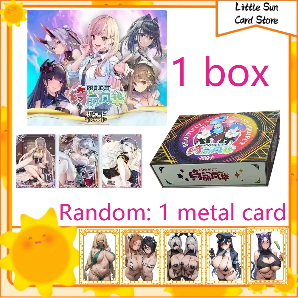 

Коллекция Goddess Story, карточный проект, вечерние купальник для девочек, бикини, коробка-бустер для праздника, игрушки Doujin, подарок