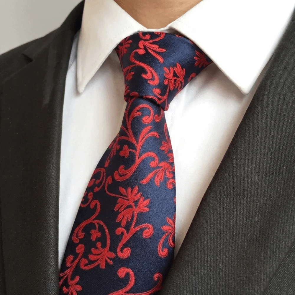 Fashion Paisley Floral Neck Ties Jacquard Collar Groom Neck Wear Accessories Woven Wedding Necktie Gentleman Wedding