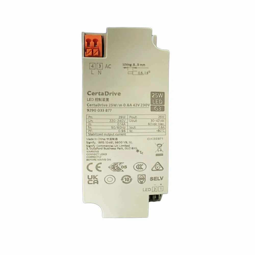 

CertaDrive 25W/m 0.6A 30W/m 0.7A 34W/m 0.8A 40W/m 0.9A 41W/m 1.05A 9290 033 034