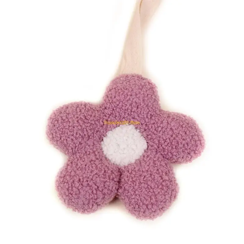 WXTD هوة حزام للرضع الأزهار هوة المقود انفصال سهلة لتنظيف مصاصة قلادة الطفل زهرة شكل الراحة #2