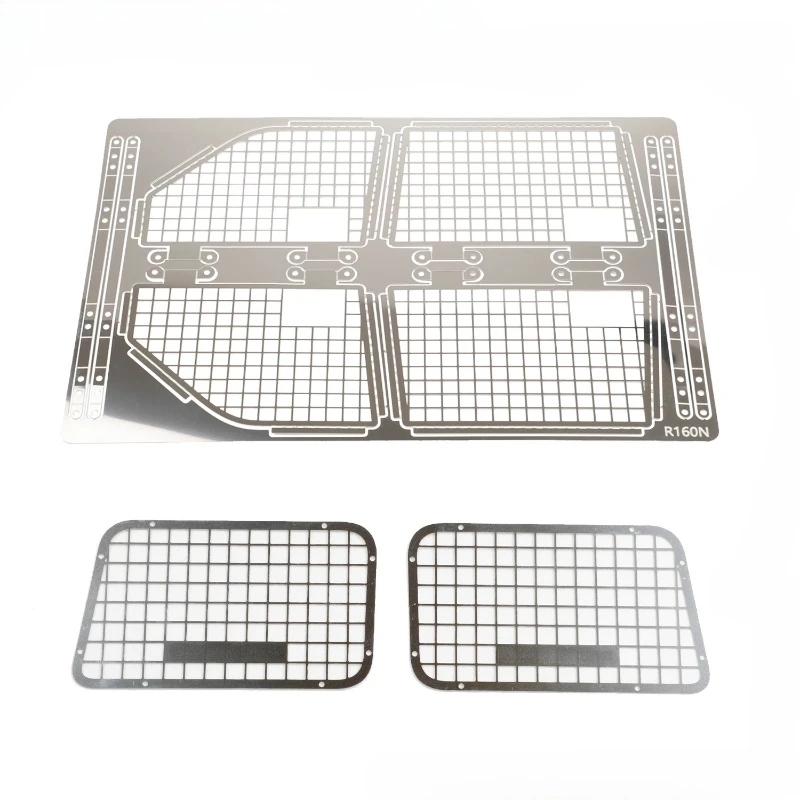 1 قطعة شبكة حماية معدنية قابلة للطي لملحقات 1/10 FMS FCX10 LC80