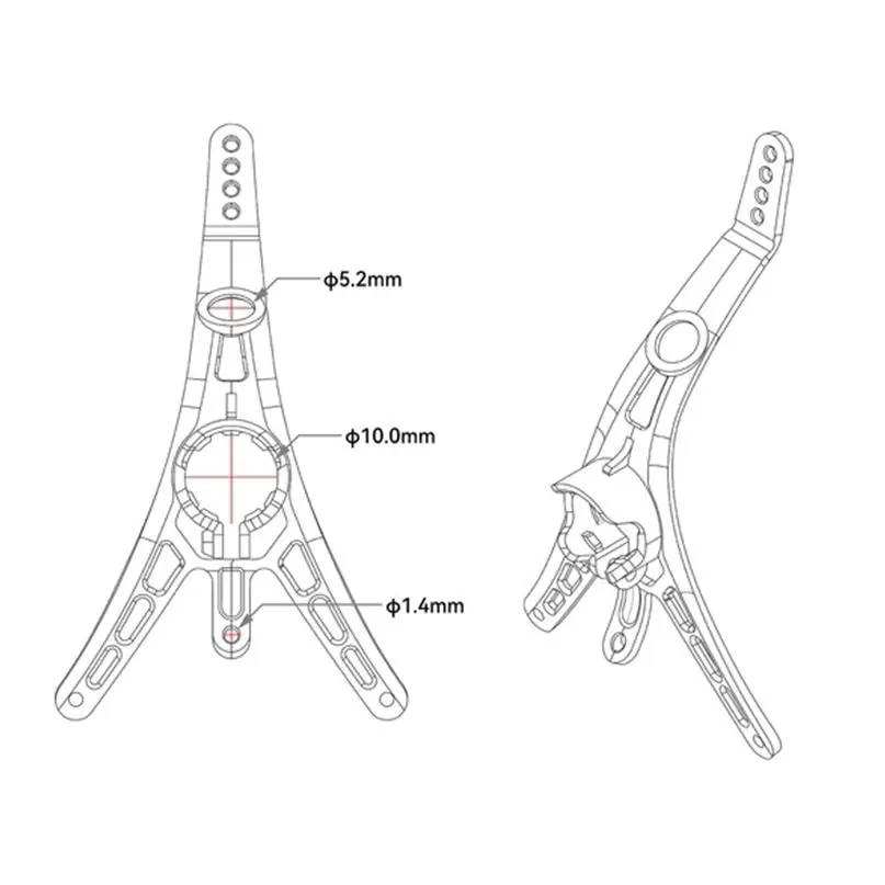 BETAFLONG-Micro Air CanAmendements pour caméra RC, Kit de cadre quadrirotor, Betafpv Meteor65 Pro, Meteor75, Meteor85 1-2S, C02 C03