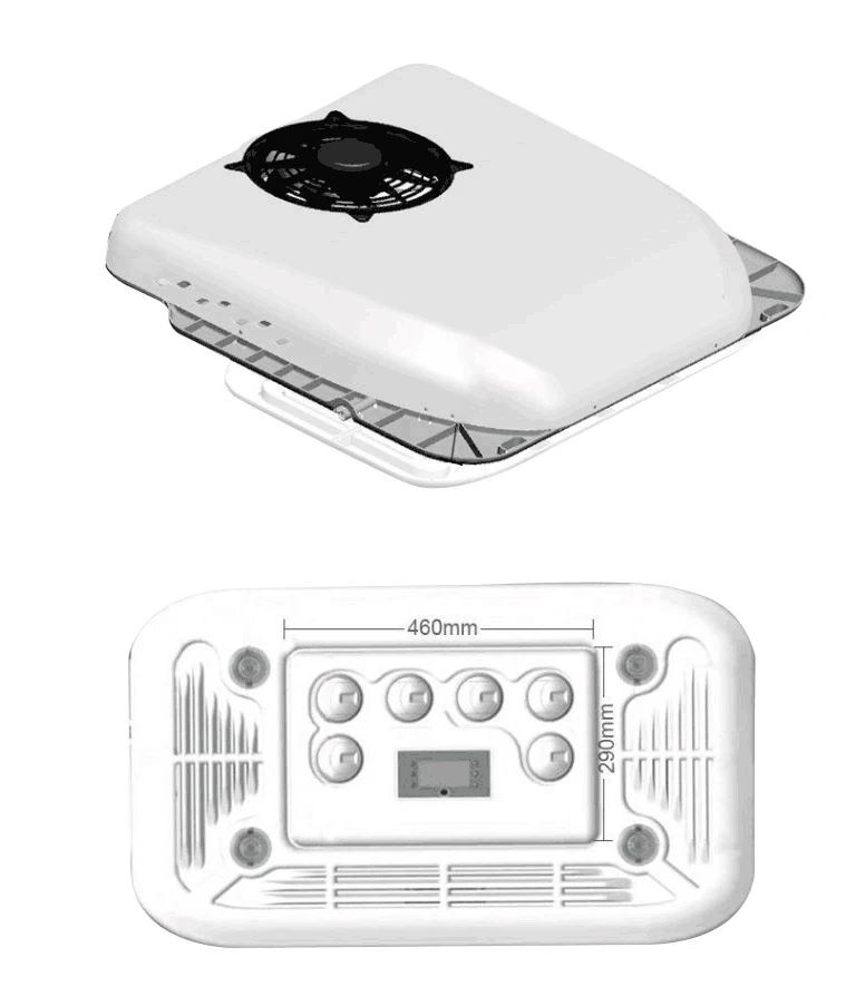 

Thin Size Rooftop Air Conditioner Truck Motorhome RV Boat Yacht Minivans Ac Uni 12v 24v air Conditioner