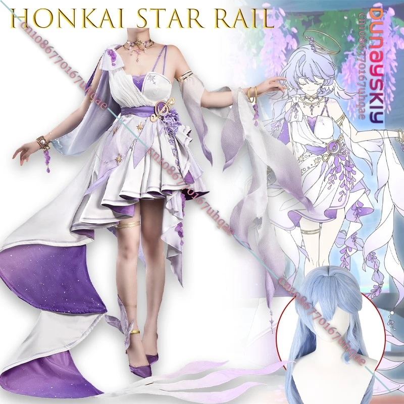 

AHonkai Star Rail Ziteng Yaoge Косплей Костюм {SAIKOU} Robin Outfit Аниме Игровой Персонаж Костюм Фанарт Косплей Костюм Хэллоуин