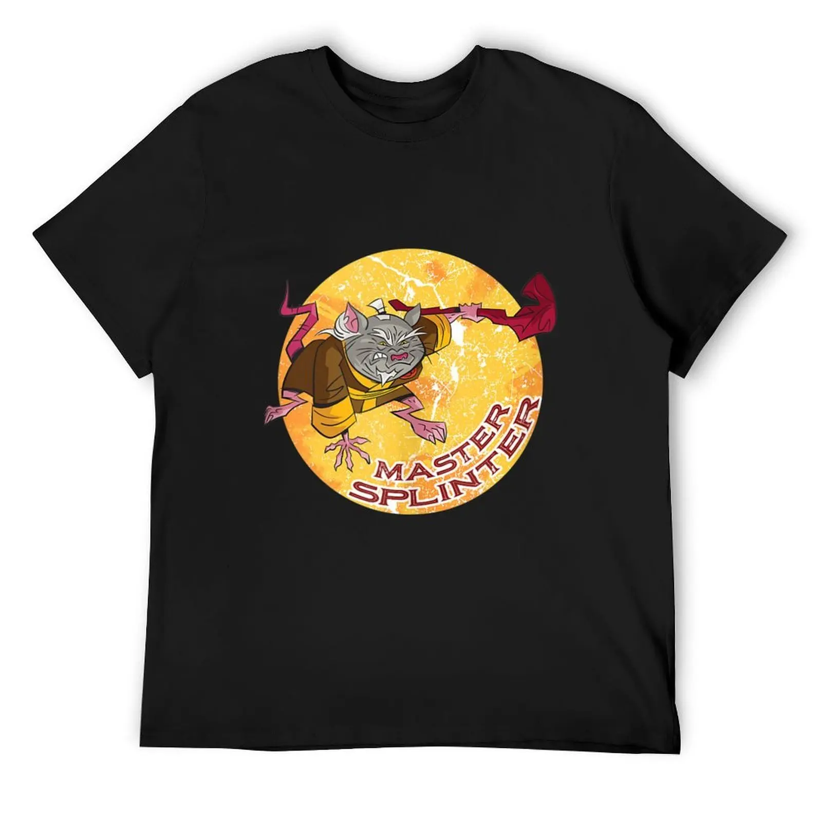 

Master Splinter Fighting Stance T-Shirt graphic t shirts new edition Clothing cotton graphic tees mens graphic t-shirts pack