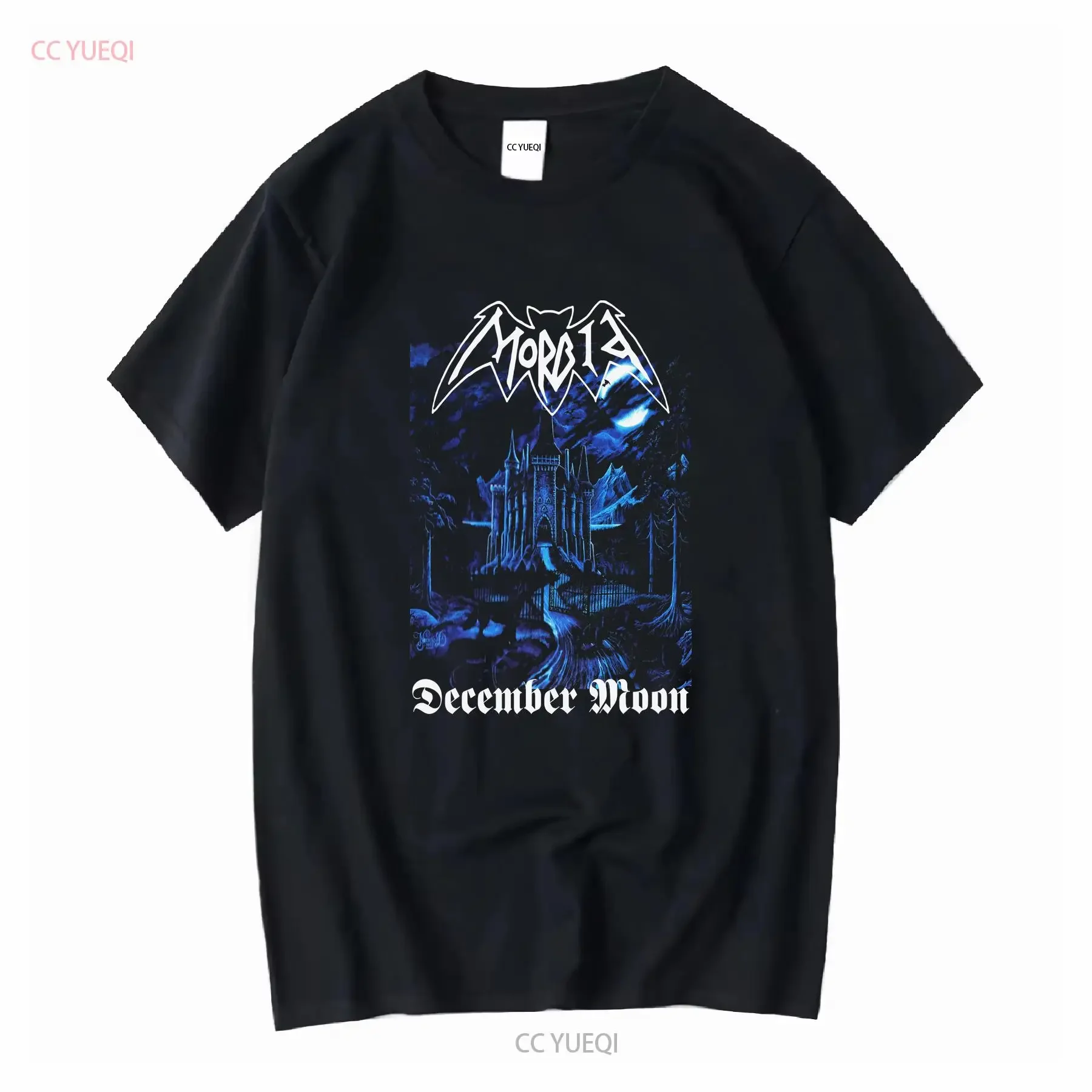 Morbid Band ديسمبر القمر تي شيرت كامل الحجم S إلى 5XL LL1383 خمر غسلها لينة أنيقة مصمم الأزياء الملابس أوم #1