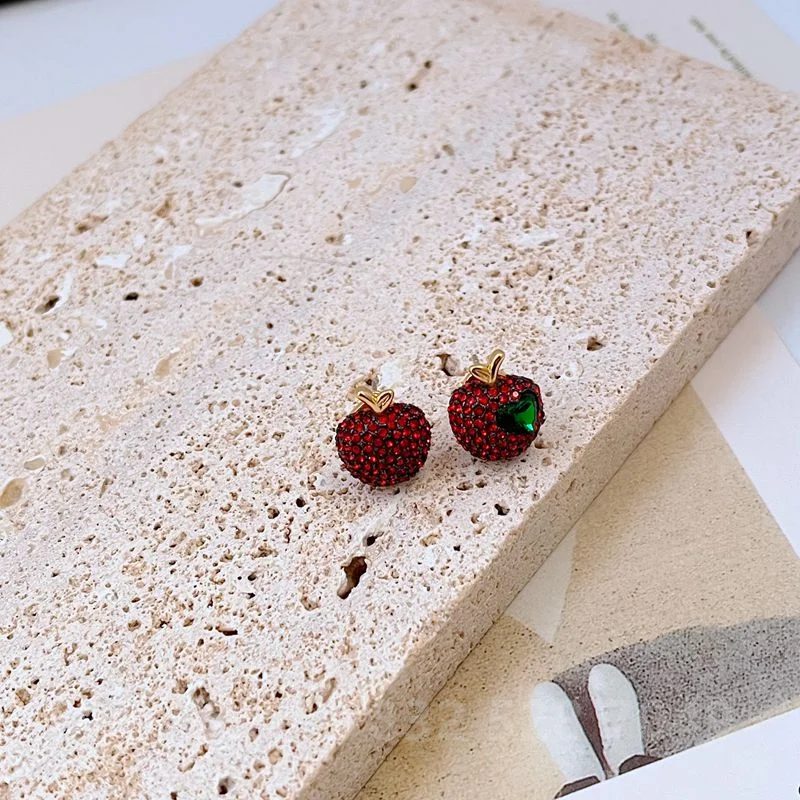 1:1 KS مجوهرات أقراط الذهب للنساء مجوهرات الأزياء 2025 هدية عيد الميلاد